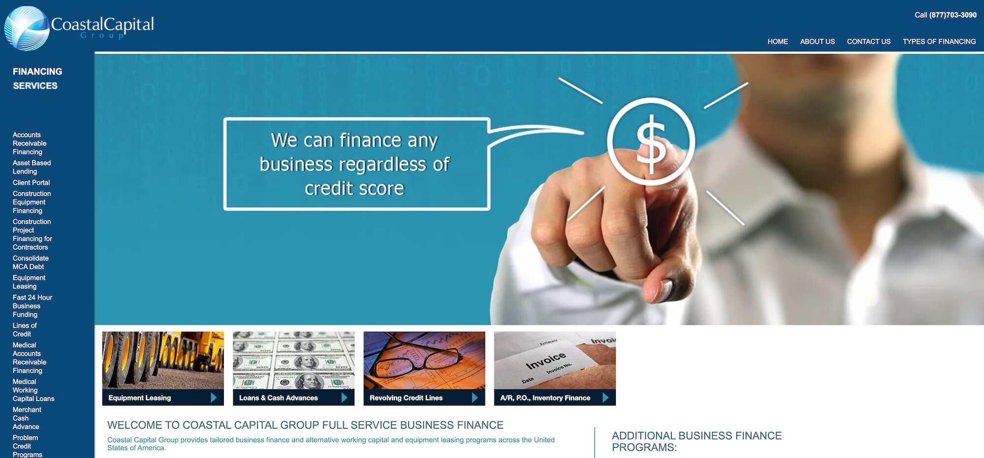Coastal Capital Group homepage